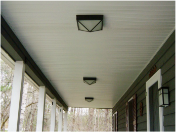 Updating porch light fixtures