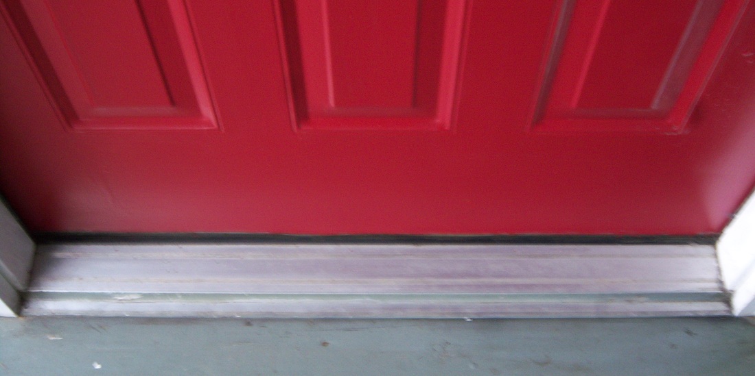 Paint door,replace lockset and clean up door sill for added curb appealPicture