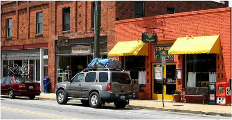 Picture of downtown Weaverville