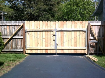 Another picture of the finished gate