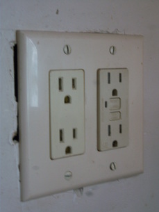 Gaps around outlets and switches can let in cold airPicture