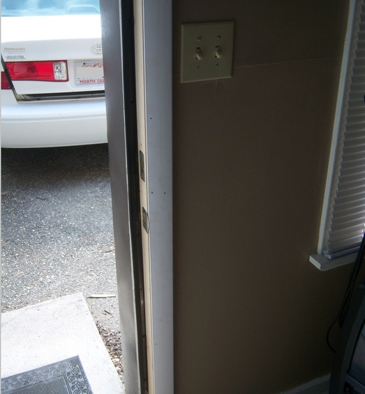 Door repair and lock set installation completed