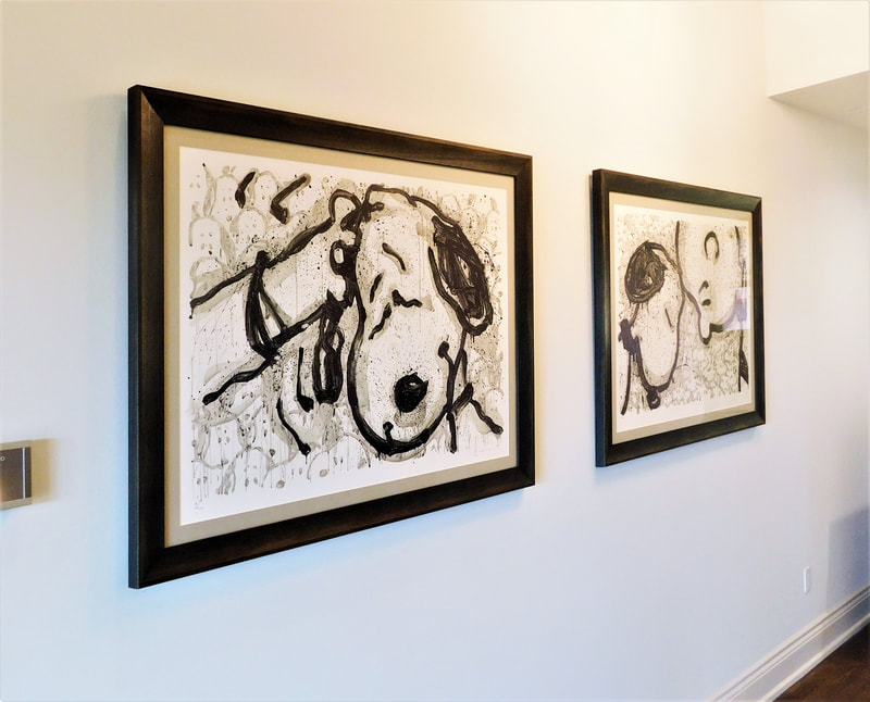 Installing a gallery wall in an Asheville home